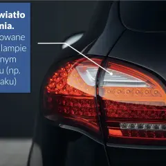 Białe światło cofania w tylnej lampie lub zderzaku. Jakie światła w nocy są kluczowe dla bezpieczeństwa?
