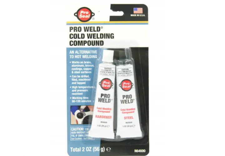 Zestaw Pro Weld: klej do aluminium spawanie na zimno, utwardzacz i stal. Alternatywa dla spawania na gorąco, do napraw metali.