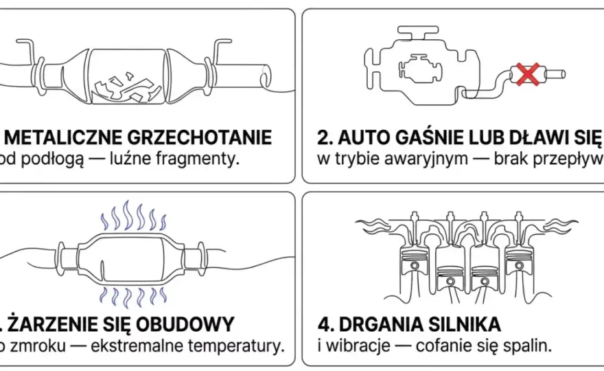Katalizator samochodowy - objawy awarii, diagnostyka i koszty