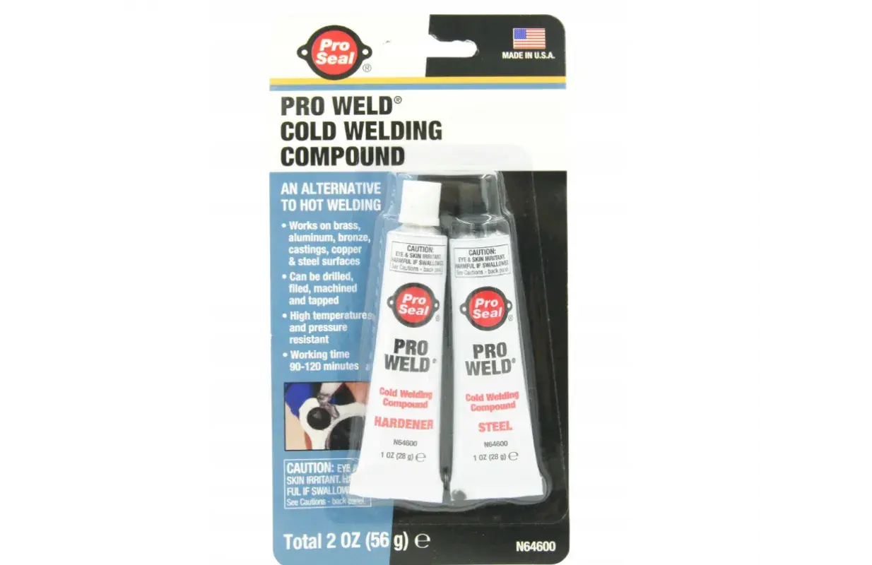 Zestaw Pro Weld: klej do aluminium spawanie na zimno, utwardzacz i stal. Alternatywa dla spawania na gorąco, do napraw metali.