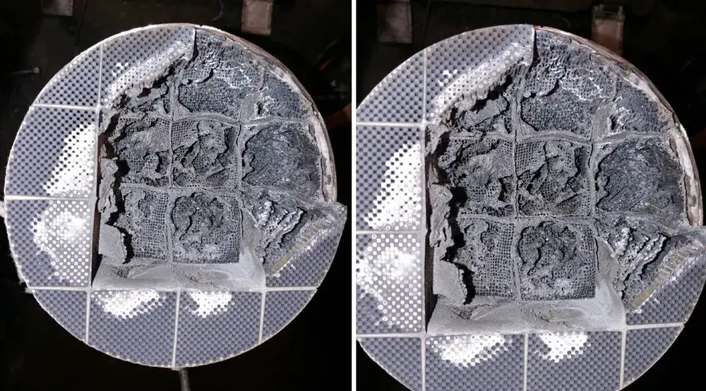 uszkodzony filtr DPF