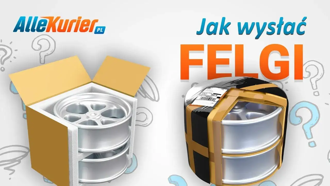 jak zapakować koła z felgami do wysyłki