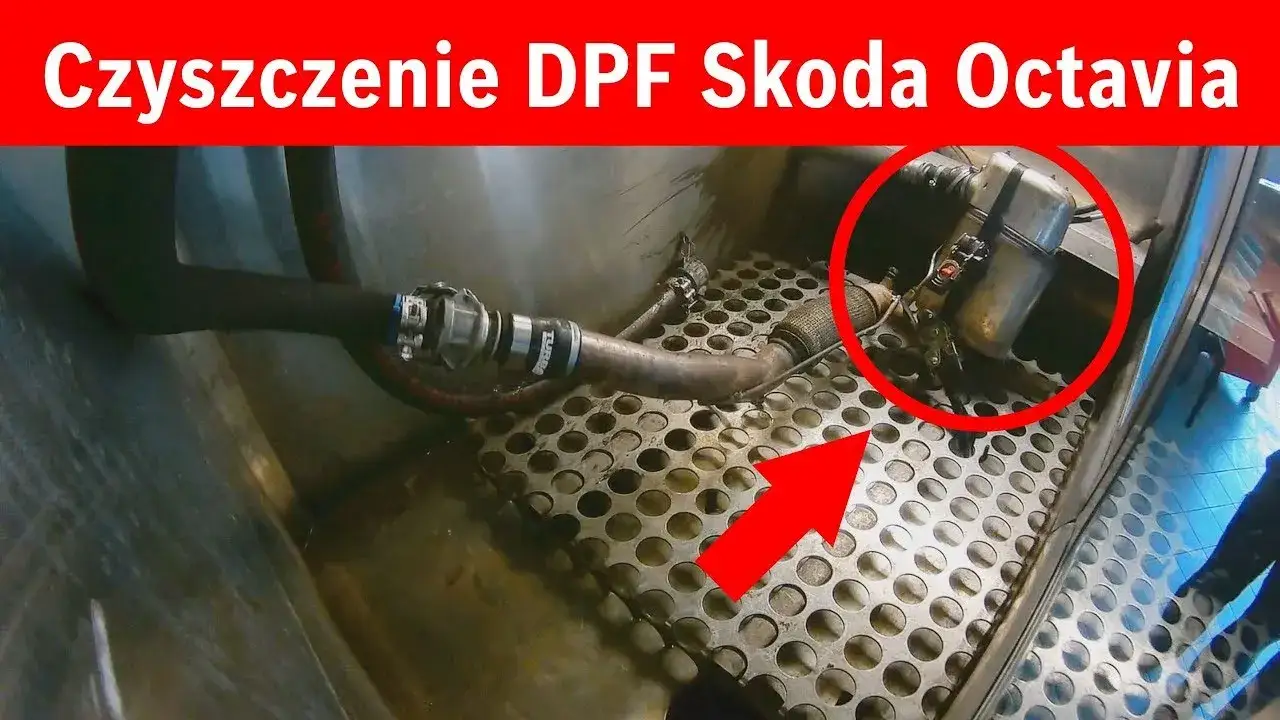 Skoda Octavia DPF lokalizacja