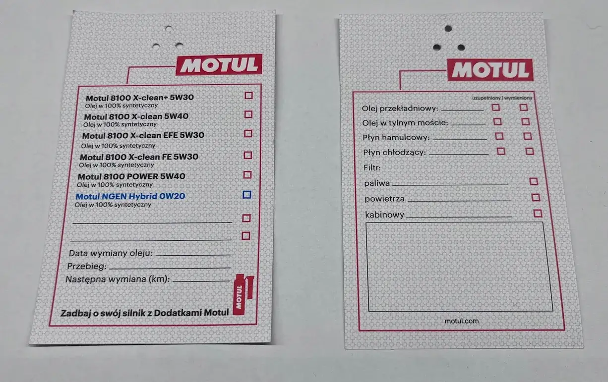 etykieta oleju motul wyjaśnienie oznaczeń