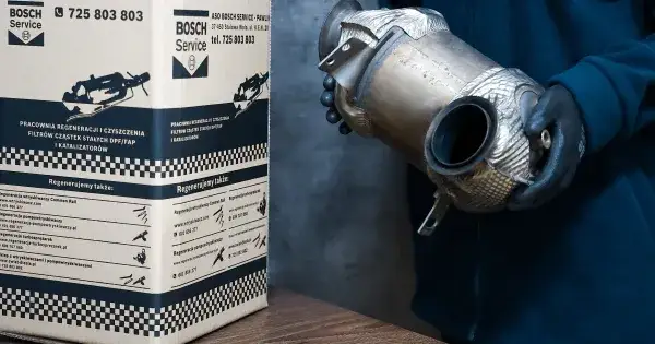 uszkodzony filtr DPF po nieudolnym czyszczeniu
